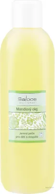 Масло для тела и массажа Saloos Sweet Almond миндальное холодного отжима 1000 мл