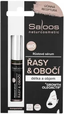 Сыворотка для ресниц и бровей Saloos Bio Eyelashes And Eyebrow Serum для роста, 7 мл