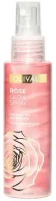 Olival Rose Glow спрей для лица и тела с сиянием 100 мл, мерцающий увлажняющий спрей-хайлайтер