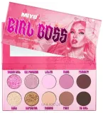 Палетка теней для век Miyo Girl Boss Eyeshadow Palette 10 оттенков — фото 1