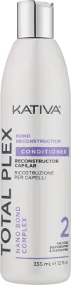 Восстанавливающий кондиционер для повреждённых волос Kativa Total Plex Conditioner 355 мл