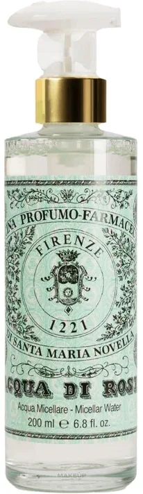 Santa Maria Novella Acqua di Rose Micellar Water мицеллярная вода с экстрактом розы для снятия макияжа с лица и глаз 200 мл