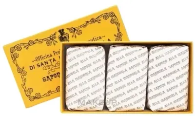 Набор мыла Santa Maria Novella Almond три куска миндального мыла с маслом миндаля 3x105 г