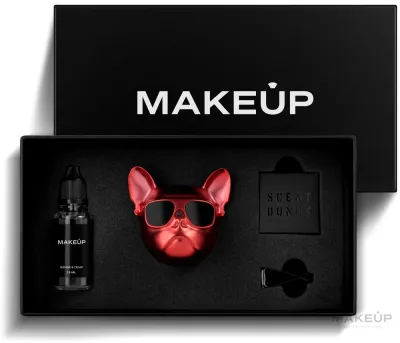 Ароматизатор для автомобиля MAKEUP Red Bulldog, жасмин и кедр, красный, 15 мл