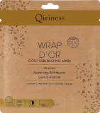 Qiriness Wrap d'Or Gold Sublimating Mask — гидрогелевая маска для лица с гиалуроновой кислотой и ягодами, 30 г — фото 1
