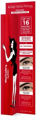 Подводка-фломастер для глаз Diego Dalla Palma Mytoyboy Eyeliner, ультрачёрная, с блестящим финишем, 0,5 г