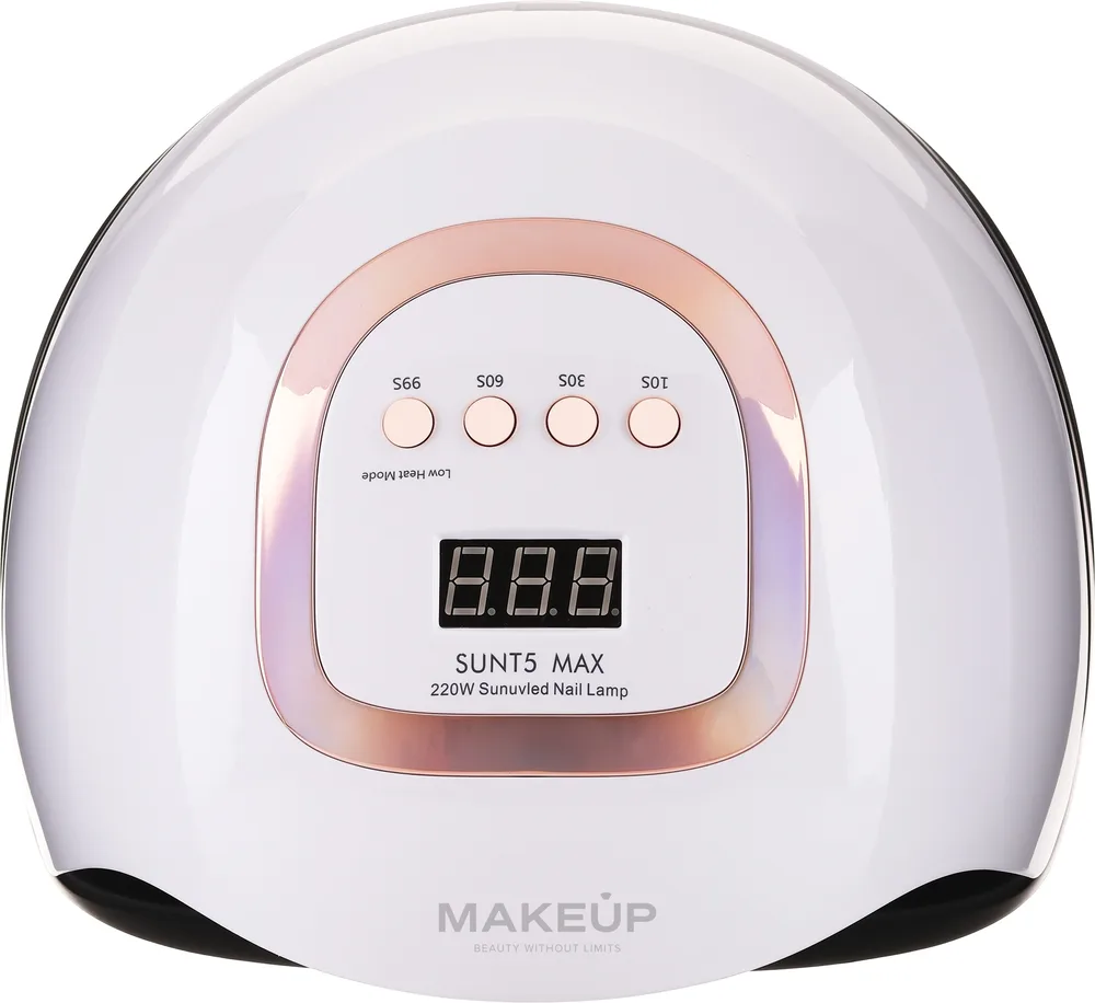 Лампа для маникюра и педикюра Sun T5 UV 220 Вт, 57 светодиодов, с ЖК-дисплеем, 1 шт