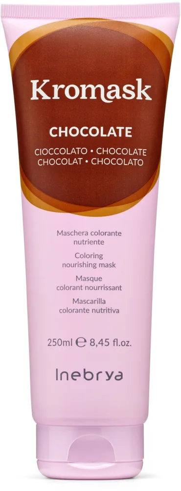 Маска для волос тонирующая Inebrya KroMask Nourishing Colour Mask, питательная, 250 мл, оттенок Chocolate