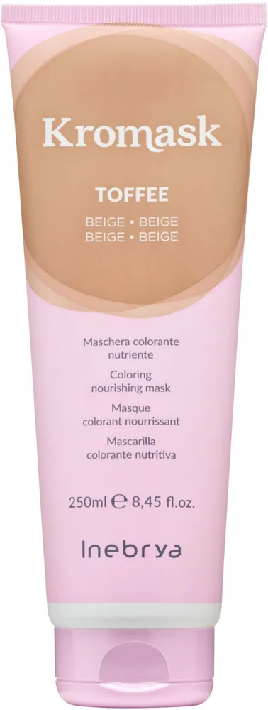 Маска для волос тонирующая Inebrya KroMask Nourishing Colour Mask, питательная, 250 мл, оттенок Beige