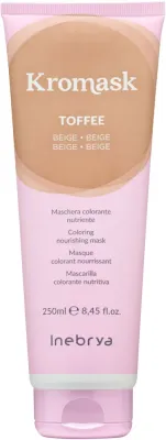 Маска для волос тонирующая Inebrya KroMask Nourishing Colour Mask, питательная, 250 мл, оттенок Beige