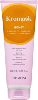 Маска для волос тонирующая Inebrya KroMask Nourishing Colour Mask, питательная, 250 мл, оттенок Caramello