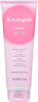 Маска для волос тонирующая Inebrya KroMask Nourishing Colour Mask, питательная, 250 мл, оттенок Pink