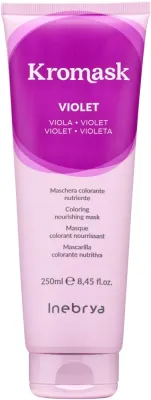 Маска для волос тонирующая Inebrya KroMask Nourishing Colour Mask, питательная, 250 мл, оттенок Violet