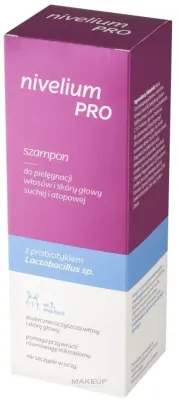 Шампунь для ухода за волосами, сухой и атопичной кожей головы Aflofarm Nivelium Pro Shampoo, для мягкого очищения