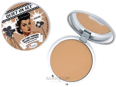 Фиксирующая пудра theBalm Quiet On Set Setting Powder, 8 г, оттенок 03 - Medium