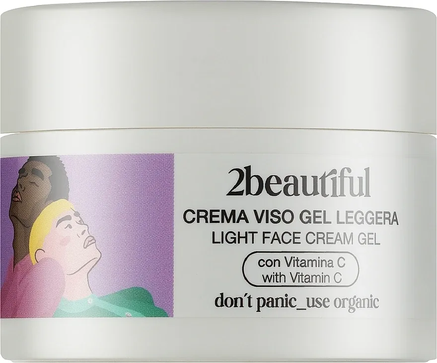 Крем-гель для лица 2beautiful Forever Young лёгкий с витамином C и пептидами 50 мл