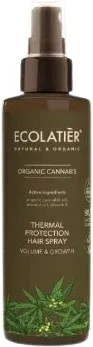 Термозащитный спрей для волос Ecolatier Organic Cannabis Volume & Growth с маслом конопли, 200 мл