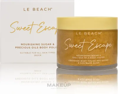 Le Beach Le Beach Sweet Escape Nourishing Sugar & Precious Oils Body Polish - Питательный сахарный скраб для тела с драгоценными маслами Sweet Escape 280 г