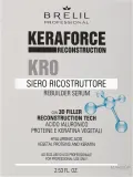 Ревитализирующая сыворотка для волос Brelil Keraforce KR0 Rebuilder Serum, 3 x 75 мл — фото 1