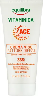 Equilibra Vitaminica Defense Factor Face Cream крем для лица 75 мл витаминный увлажняющий питательный с ниацинамидом