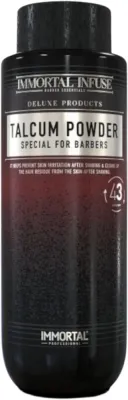 Тальк-пудра Immortal Infuse Talcum Powder Barber, успокаивающая, с охлаждающим эффектом, 180 г