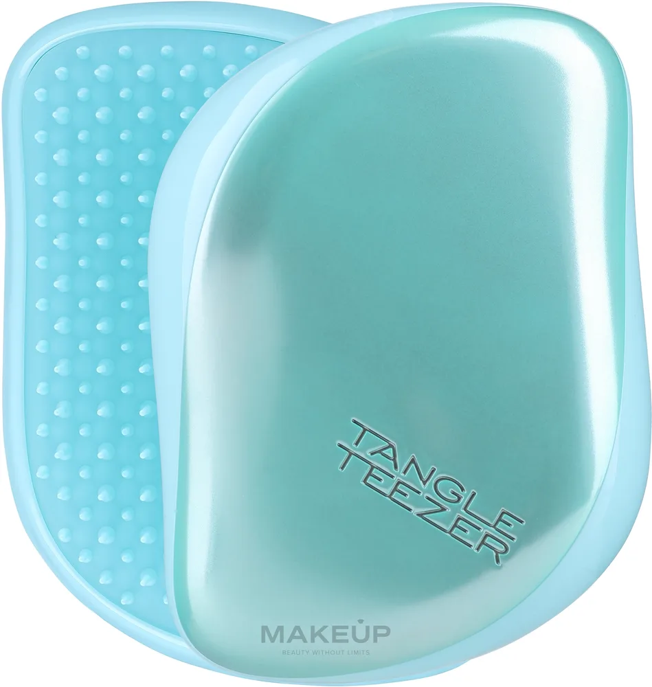Компактная щётка для волос Tangle Teezer Compact Styler Frosted Teal Chrome