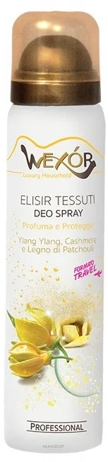 Спрей для тканей и мебели Wexor Yellow Cashmere Ylang Ylang иланг-иланг 100 и 300 мл