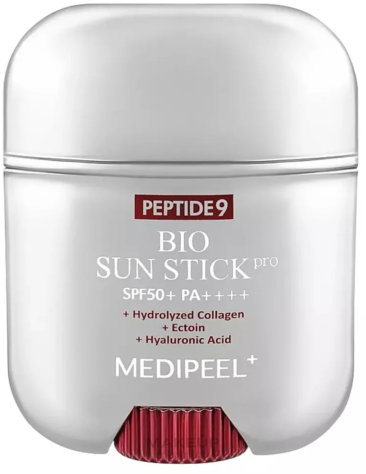 MEDIPEEL Medi Peel Peptide 9 Bio Sun Stick Pro SPF50+ PA+++ - Стик солнцезащитный Medi Peel Peptide 9 Bio Sun Stick Pro SPF50+ PA+++ для лица, с пептидным комплексом, 19 г