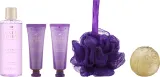 Набор для кожей тела и рук Grace Cole Lavender Dreams Sweet Dreams гель крем для тела крем для рук и бомбочка 250+50+50 мл — фото 2