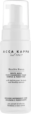 Acca Kappa White Moss очищающая пенка с бессмертником, шиповником и пантенолом 200 мл