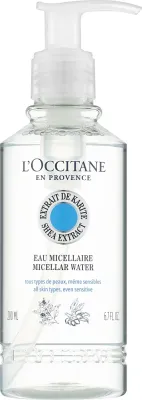 Мицеллярная вода L'Occitane Shea Extract Micellar Water освежающая, с экстрактом масла ши, 200 мл