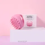 Щётка-массажёр для кожи головы Sister Young Aura Scalp Massager Shampoo Brush розовый — фото 7