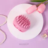 Щётка-массажёр для кожи головы Sister Young Aura Scalp Massager Shampoo Brush розовый — фото 8