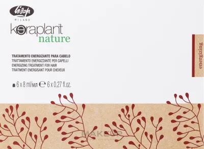 Лосьон для волос Lisap Keraplant Nature Energizing тонизирующий в ампулах 6 x 8 мл