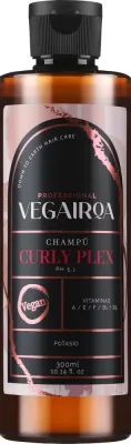 Шампунь для кудрявых волос Vegairoa Curly Plex Shampoo увлажняющий, с витаминами, 300 мл или, 300 мл