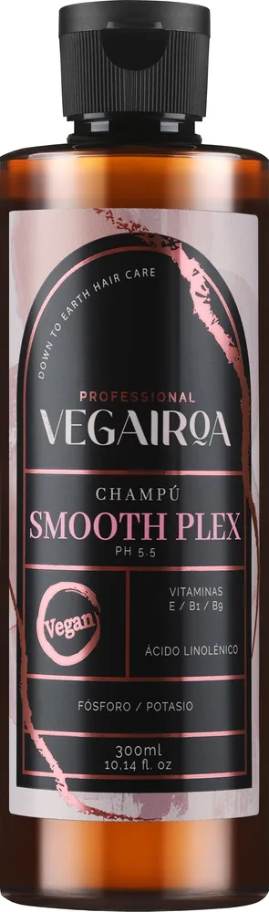 Шампунь для прямых волос Vegairoa Smooth Plex Shampoo разглаживающий, 300 мл или, 300 мл / 1000 мл