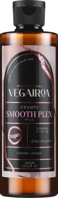 Шампунь для прямых волос Vegairoa Smooth Plex Shampoo разглаживающий, 300 мл или, 300 мл