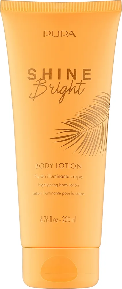 Pupa Shine Bright Body Lotion — лосьон для тела с эффектом сияния, 200 мл
