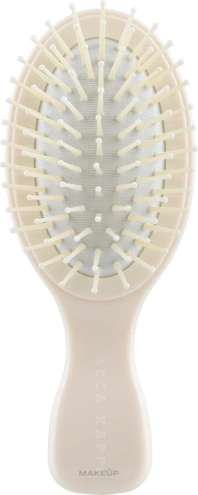 Овальная мини-щётка для волос Acca Kappa Oval Brush mini 7390 бежевый