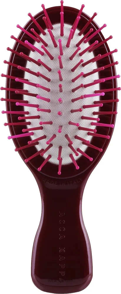 Овальная мини-щётка для волос Acca Kappa Oval Brush mini 7390 вишнёвый