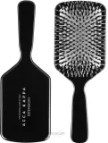 Щётка для волос Acca Kappa Hair Extension Pneumatic Paddle Brush пневматическая, плоская, чёрная, 1 шт — фото 1