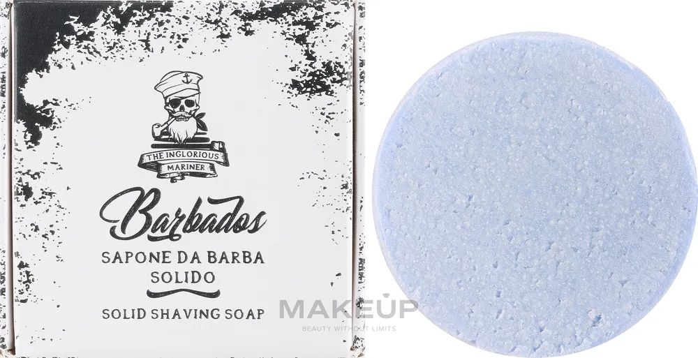 Мыло для бритья The Inglorious Mariner Barbados твёрдое, сменный блок 70 г