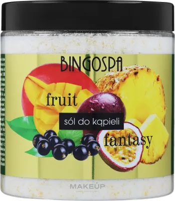 BingoSpa Fruit Fantasy Bath Salt соль для ванны с содой, фруктовый аромат 900 г