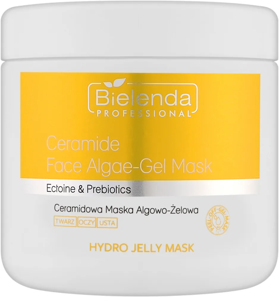 Bielenda Professional Hydro Jelly Mask Ceramide — альгинатная маска для лица с керамидами и трегалозой, 190 г