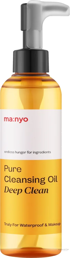 Гидрофильное масло Manyo Pure Cleansing Oil Deep Clean для глубокого очищения, с 14 растительными маслами, 200 мл