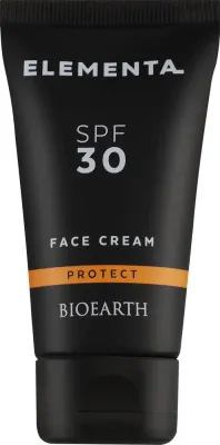 Крем для лица Bioearth Elementa SPF 30 защитный для всех типов кожи 50 мл