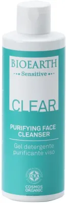 Очищающий гель для лица Bioearth Sensitive Clear Purifying Face Cleanser с чайным деревом, 200 мл