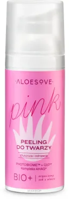 Aloesove Pink Facial Peeling розовый пилинг для лица с миндальной и лактобионовой кислотами 50 мл