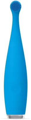 Электрическая зубная щётка Foreo Issa Baby Bubble Blue Dinosaur для детей, звуковая, с мягкой силиконовой щетиной, 1 шт