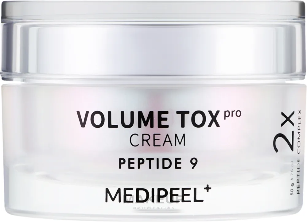 MEDIPEEL Peptide 9 Volume Tox Cream PRO крем для лица антивозрастной с пептидами, эктоином и гиалуроновой кислотой 50 г